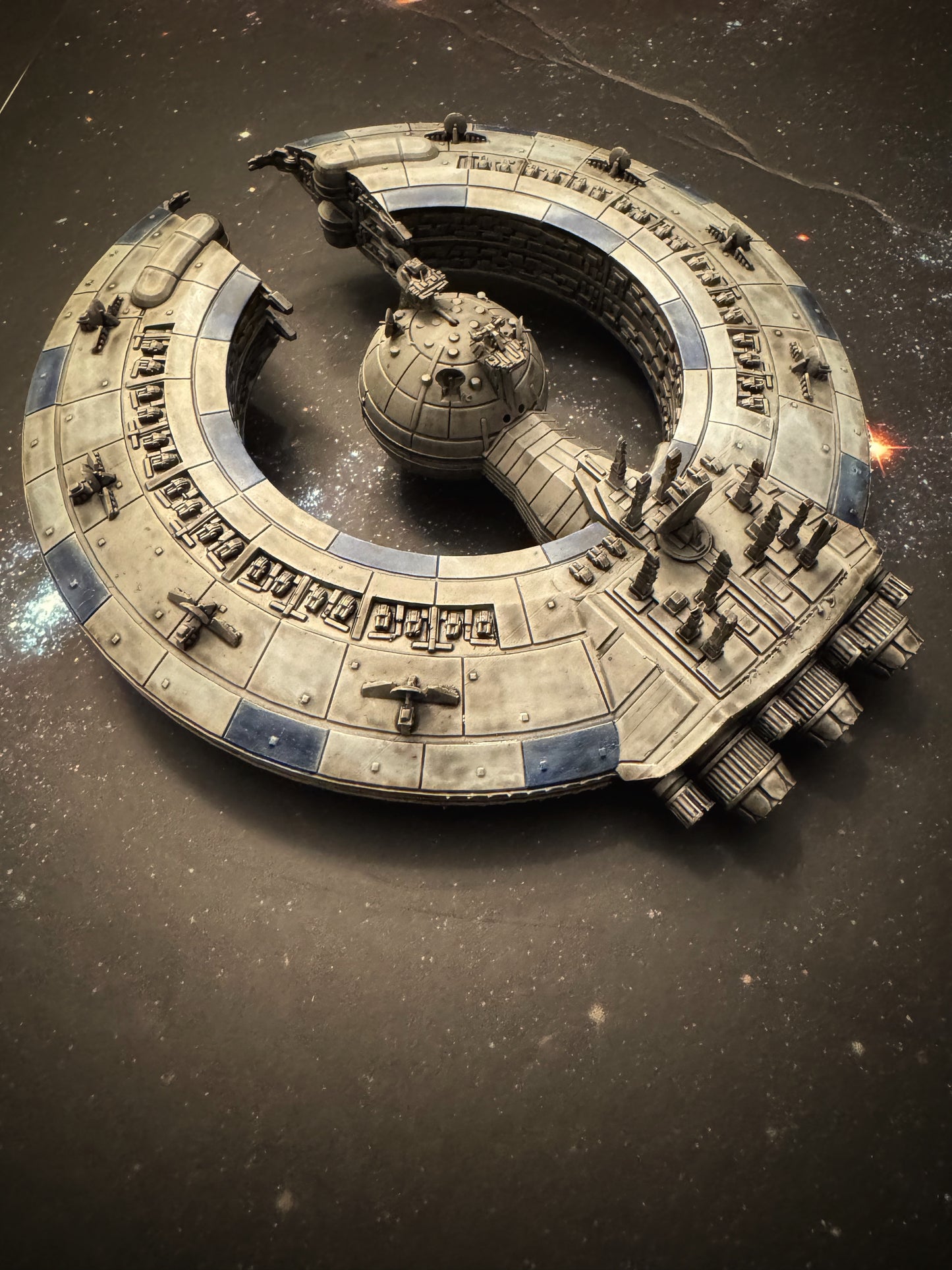 Star Wars Armada CIS Lucrehulk Battlecruiser Raw/Unpainted -or- Hand Painted Model 3D 14k Resin