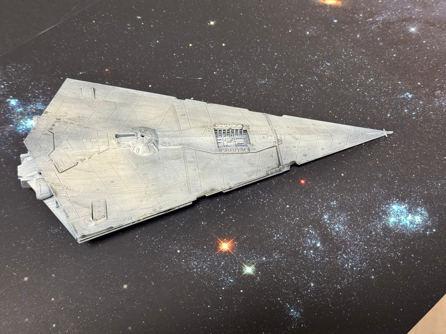 Star Wars Armada Resurgent Stsr Destroyer Raw/Unpainted -or- Hand Painted Model 3D 14k Resin