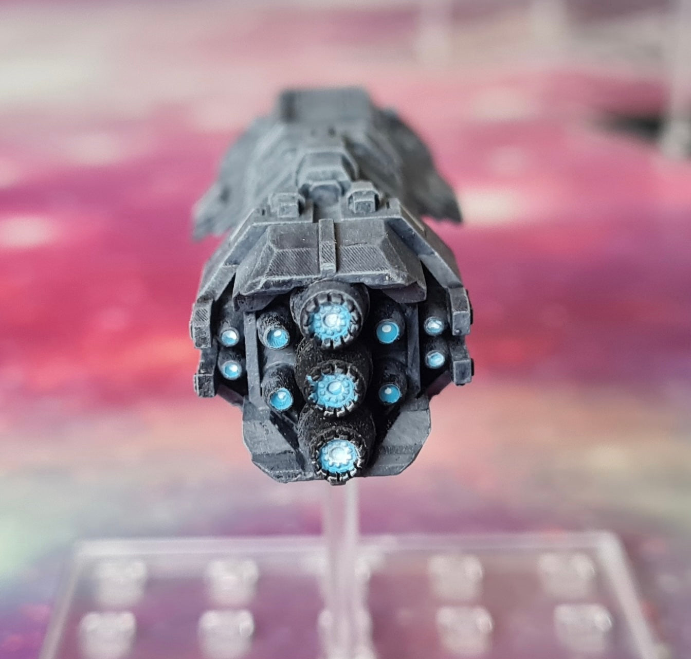 HALO Fleet Battles (Star Wars Armada scale) UNSC Neptune-Class Light Cruiser Hand-Painted or Raw 14k 3D Resin Print