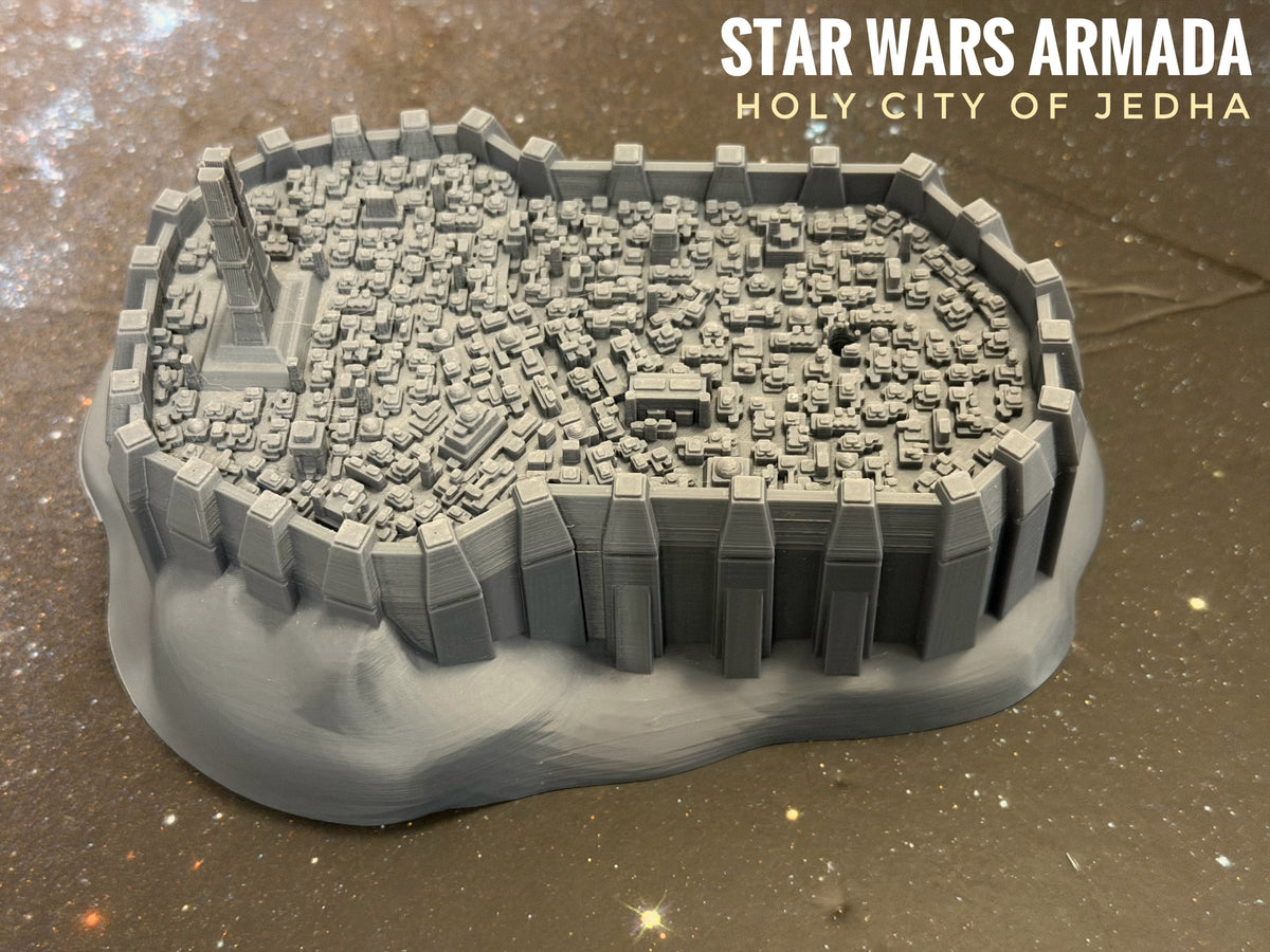 Star Wars Armada Holy City of Jedha (Rogue One) 16k 3D print