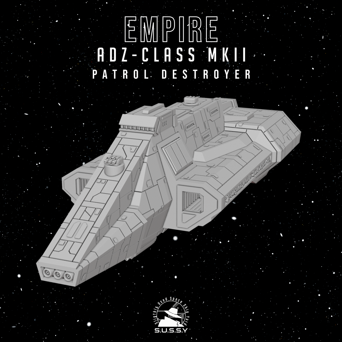 Star Wars Armada ADZ-Class Destroyer - MK2 16k 3D print