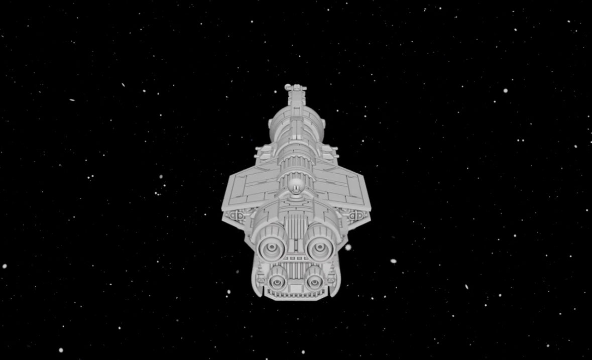 Star Wars Armada GAR Republic Judicial Forces Cruiser Raw/Unpainted -or- Hand Painted Model 3D 14k Resin