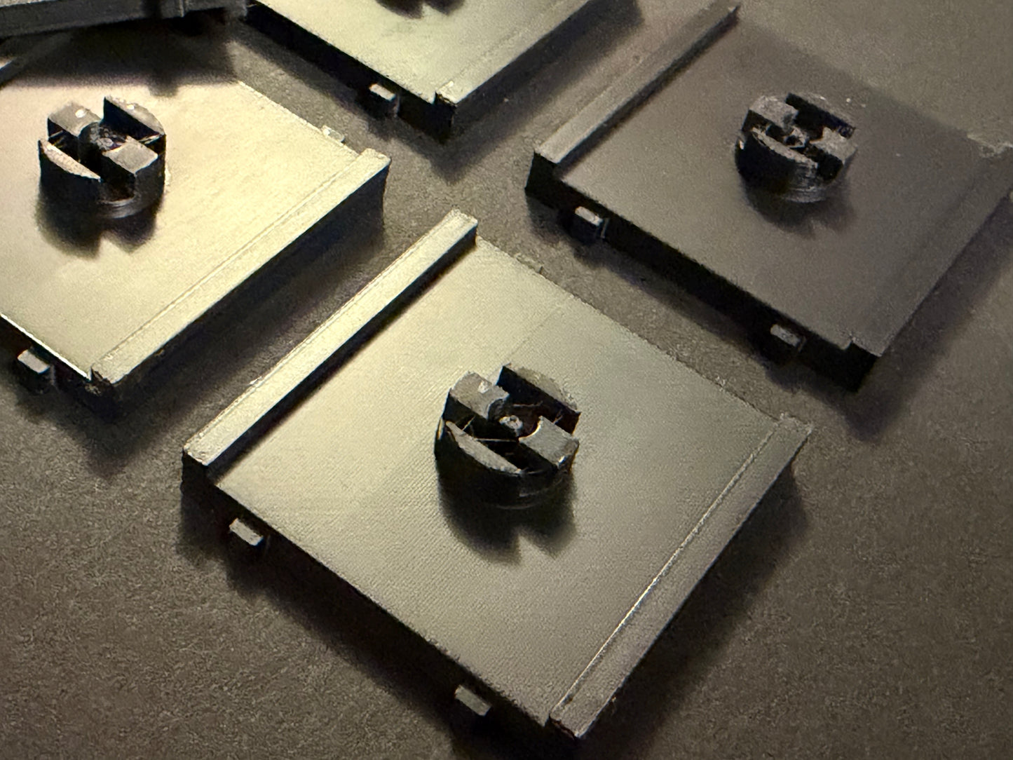 Star Wars X-Wing 1/270 SMALL ship Bases with Pegs (5 Pack) Hi-res 3D Print