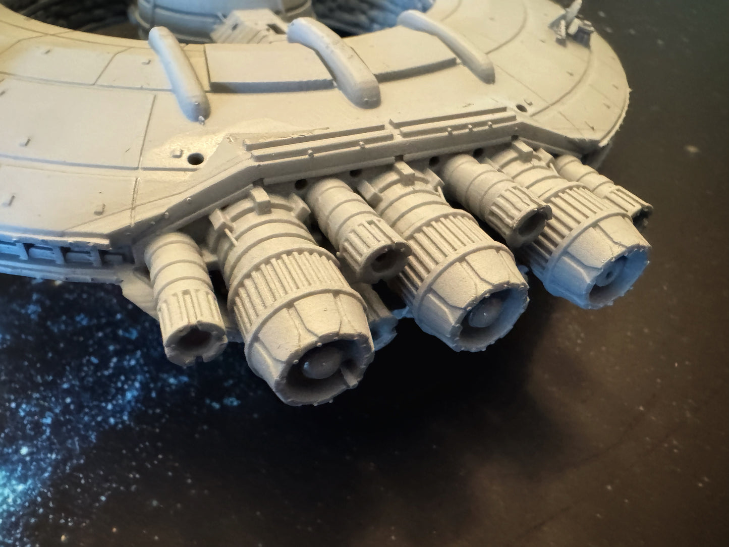 Star Wars Armada CIS Lucrehulk Battlecruiser Raw/Unpainted -or- Hand Painted Model 3D 14k Resin