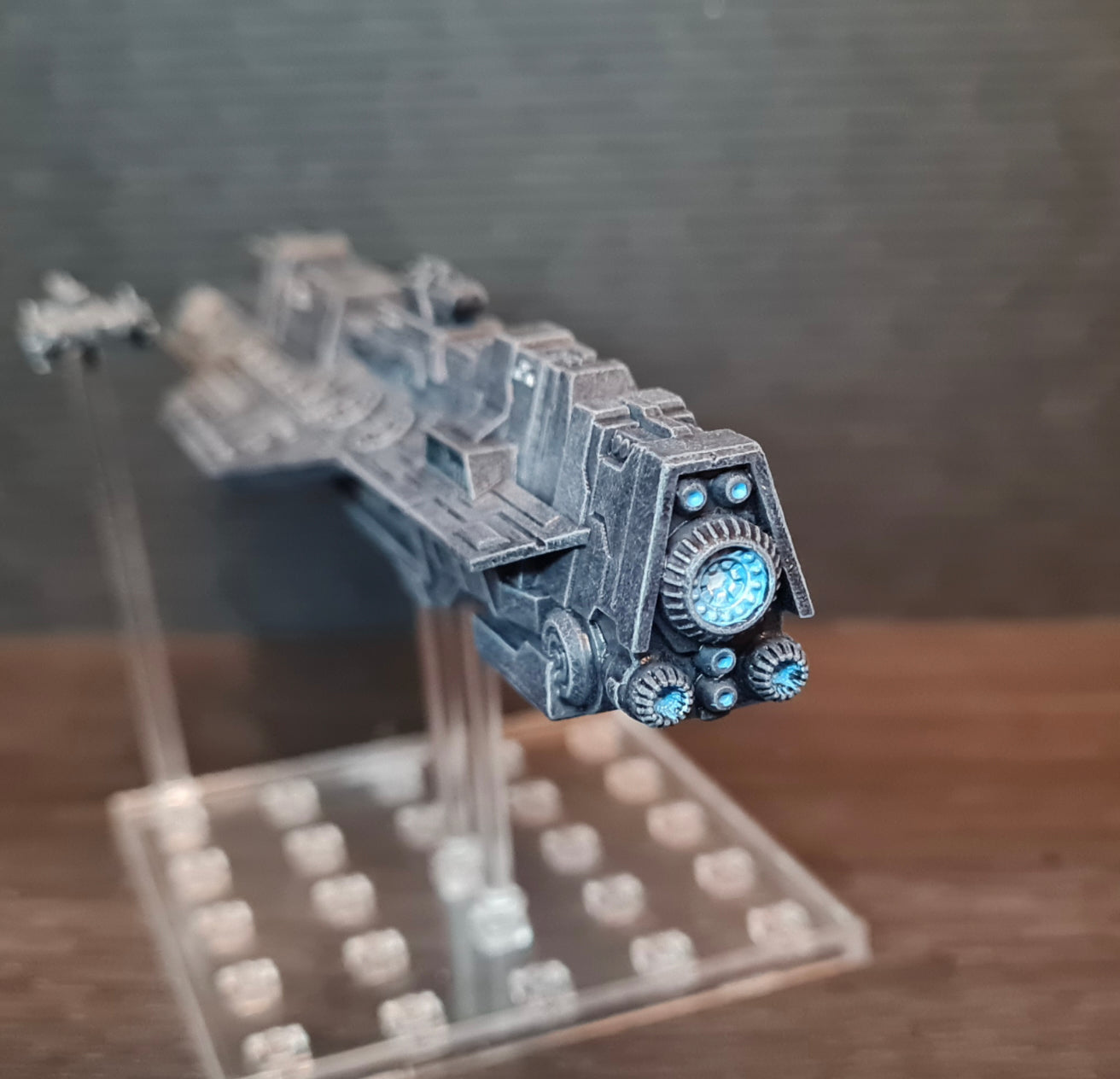 HALO Fleet Battles (Star Wars Armada scale) UNSC Epoch-Class Carrier Hand-Painted or Raw 14k 3D Resin Print