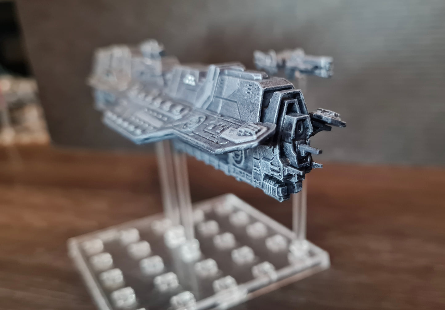 HALO Fleet Battles (Star Wars Armada scale) UNSC Epoch-Class Carrier Hand-Painted or Raw 14k 3D Resin Print