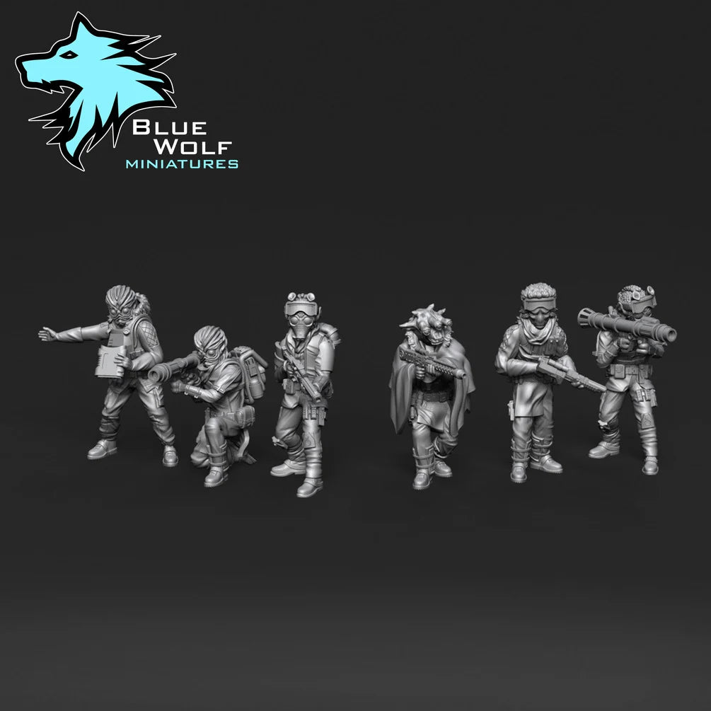 Star Wars LEGION Winter Rebel Troopers or set w/Escape Pod • Raw/Unpainted -or- Hand Painted Model 3D 14k Resin