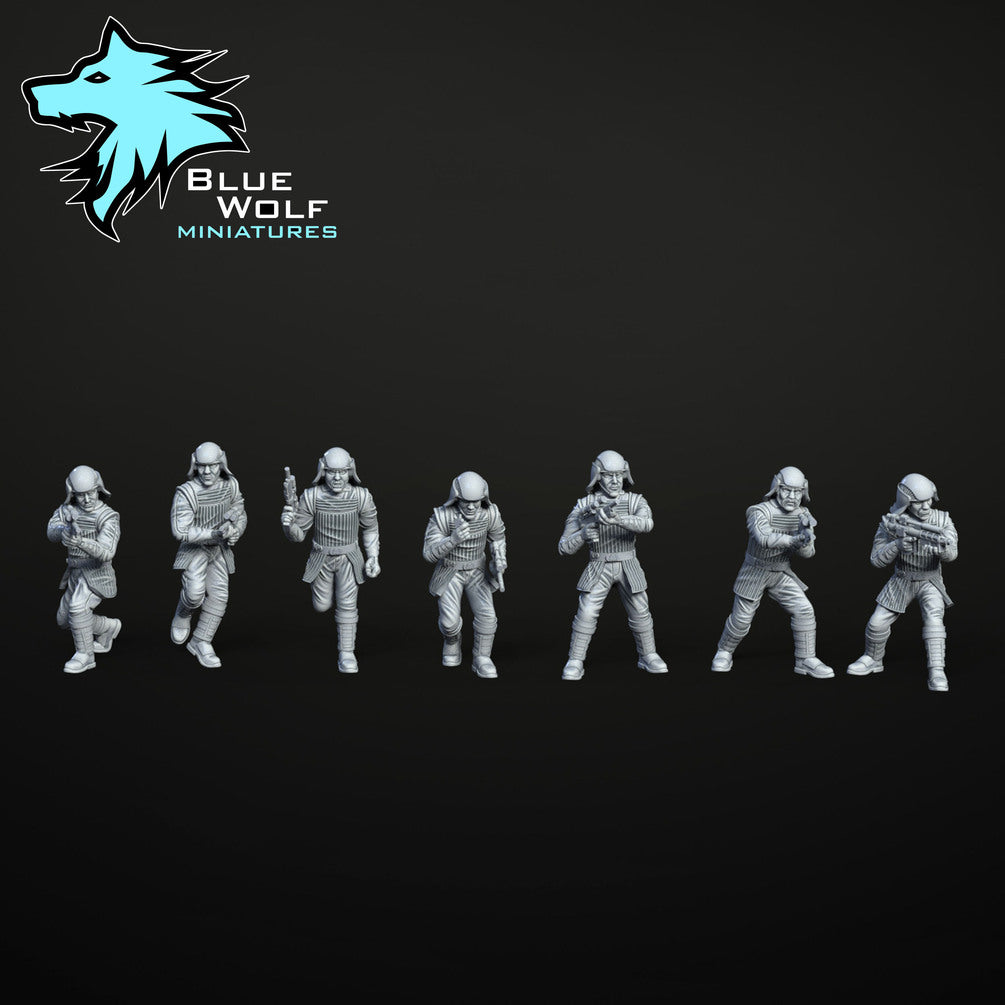 Star Wars LEGION Naboo Royal Palace Battle or set w/speeder and CIS Tank Drop Ship • Raw/Unpainted -or- Hand Painted Model 3D 14k Resin