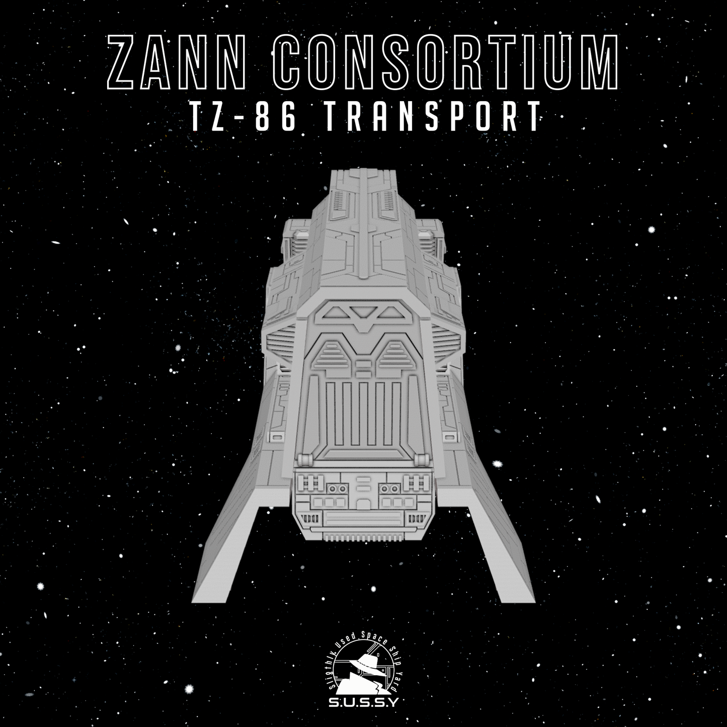 Star Wars Armada Zann Consortium TZ-86 Transport 16k 3D print