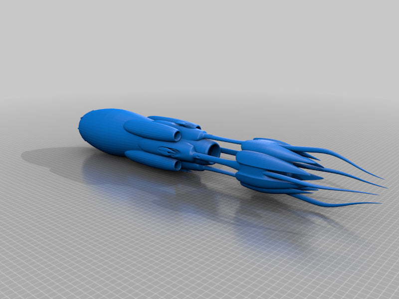 Babylon 5 Vorlon Destroyer HIGH detail 3D print FanArt