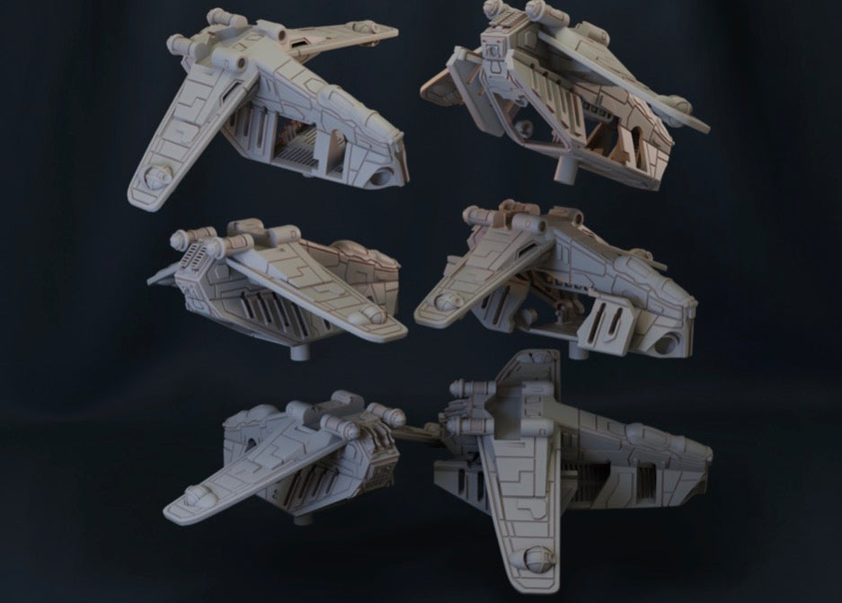 Star Wars X-Wing 1/270 LAATi carrier 14k 3D