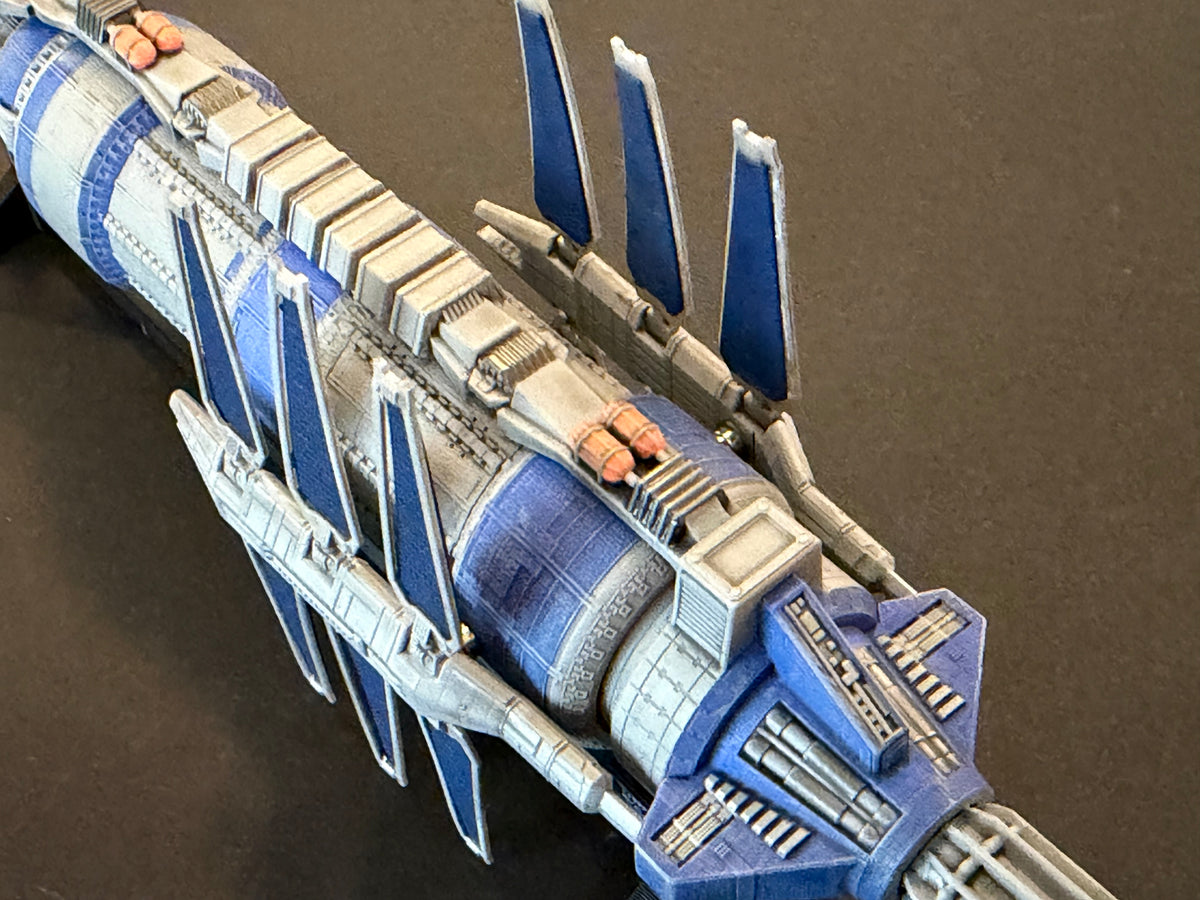 Babylon 5 Earth Alliance Space Station HIGH detail 3D print FanArt