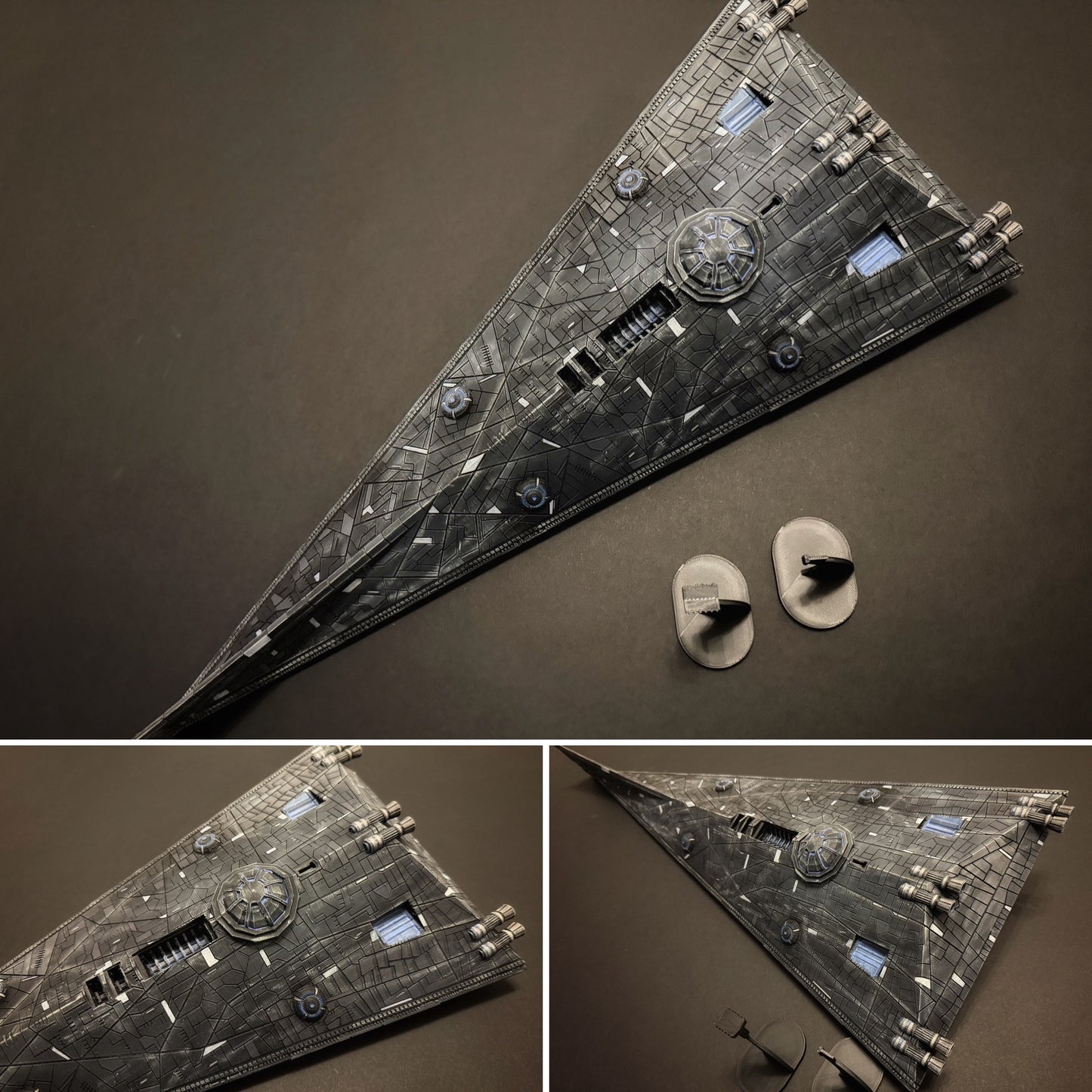 Star Wars Armada Dark Empire ECLIPSE 1 Super Star Destroyer 24” 14k 3D printed