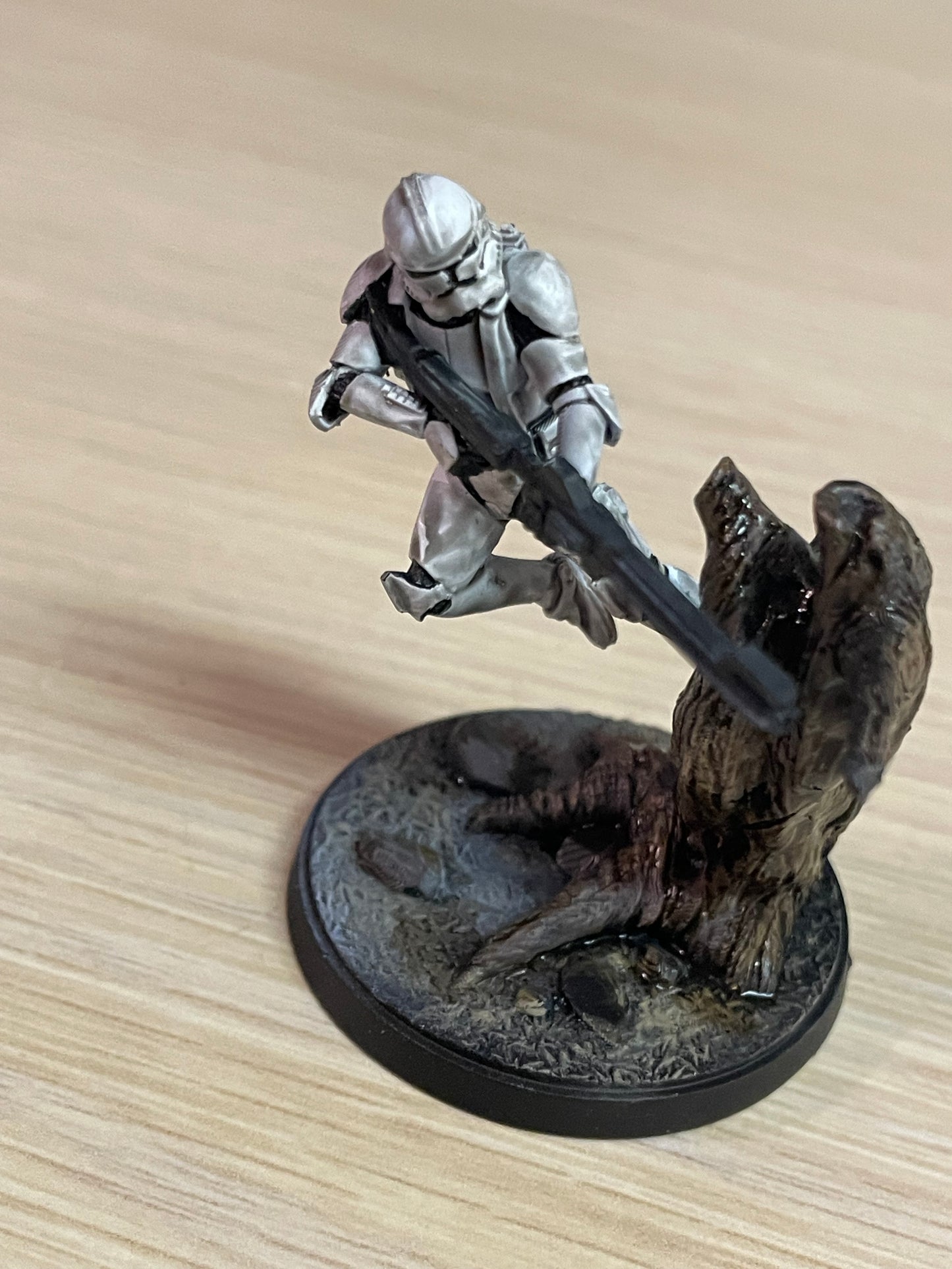 Star Wars LEGION Shatter Scale Clone Troopers (3) • Raw/Unpainted -or- Hand Painted Model 3D 14k Resin