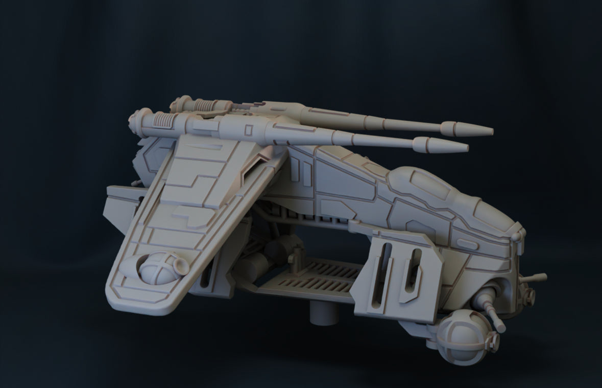 Star Wars X-Wing 1/270 Clone LAAT/i Low Altitude Assault Transport 12k HiRes 3D