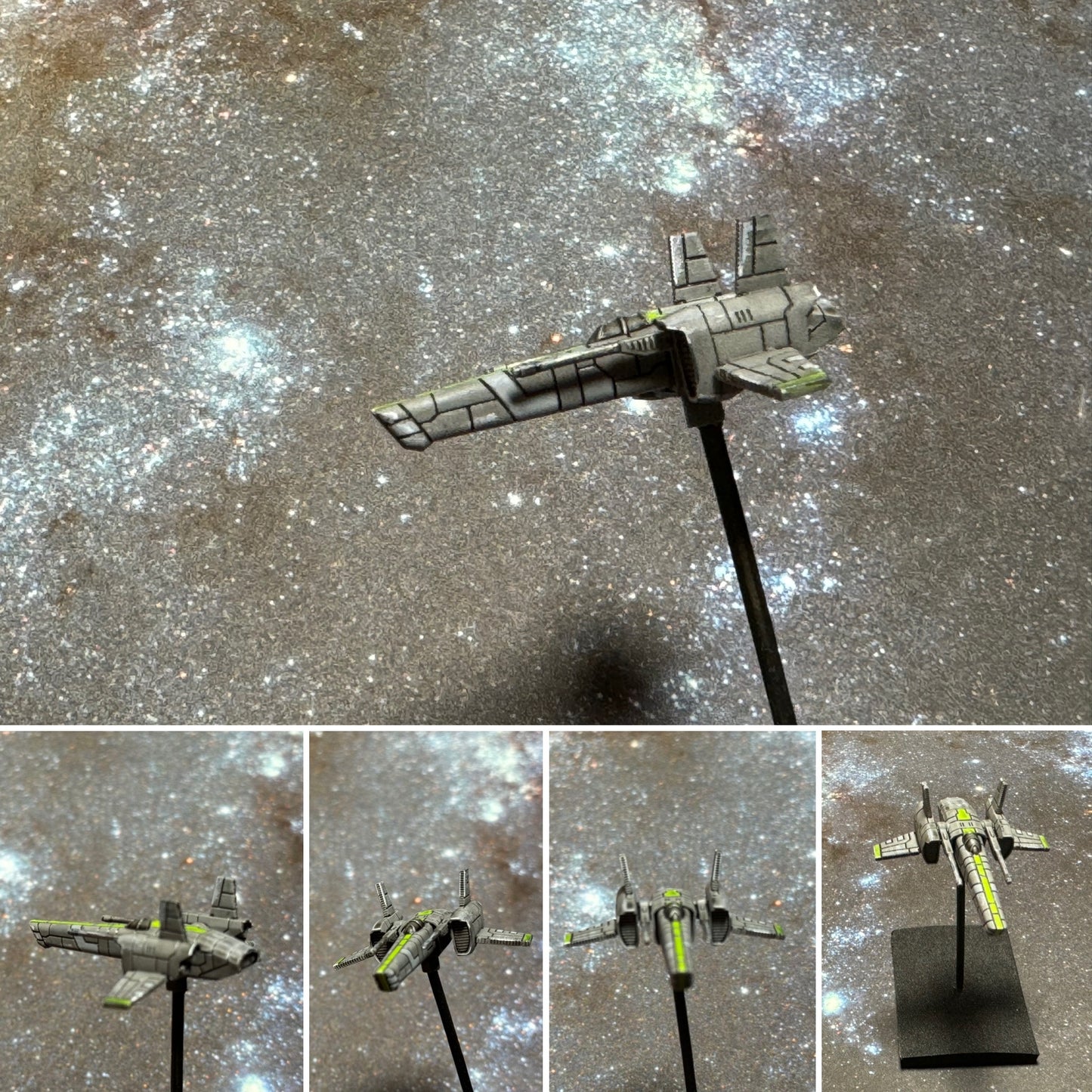 Star Wars X-Wing 1/270 Corellian HLAF-500 Fighter 12k HiRres 3D