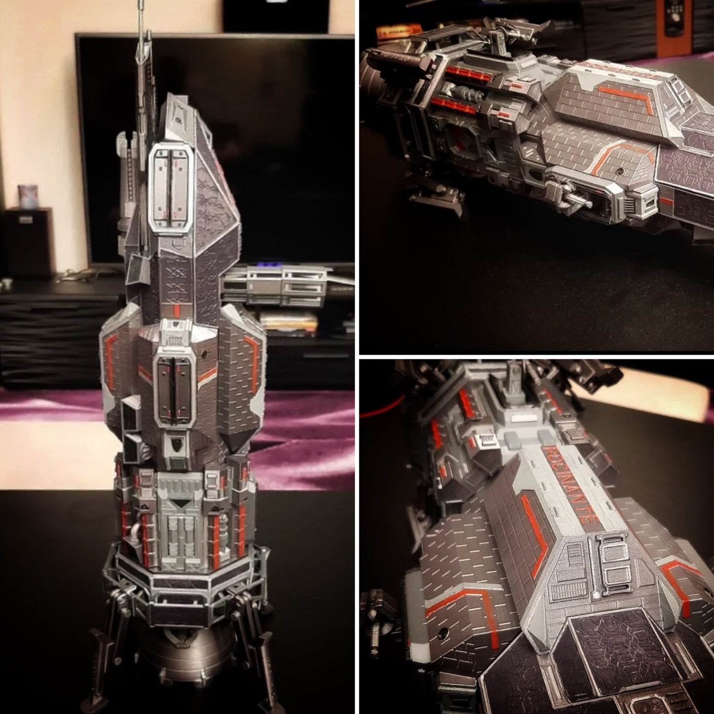 The Expanse “Rocinante” ship sci-fi 14k hi-res Resin 3D print FanArt