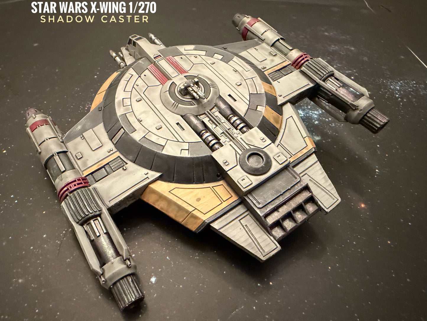 Star Wars X-Wing 1/270 Shadow Caster 14k 3D