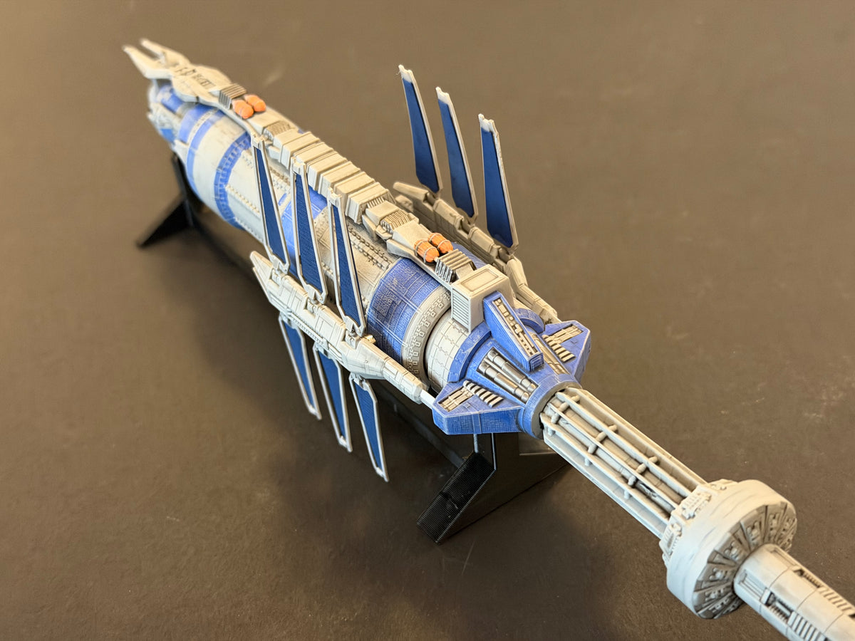 Babylon 5 Earth Alliance Space Station HIGH detail 3D print FanArt