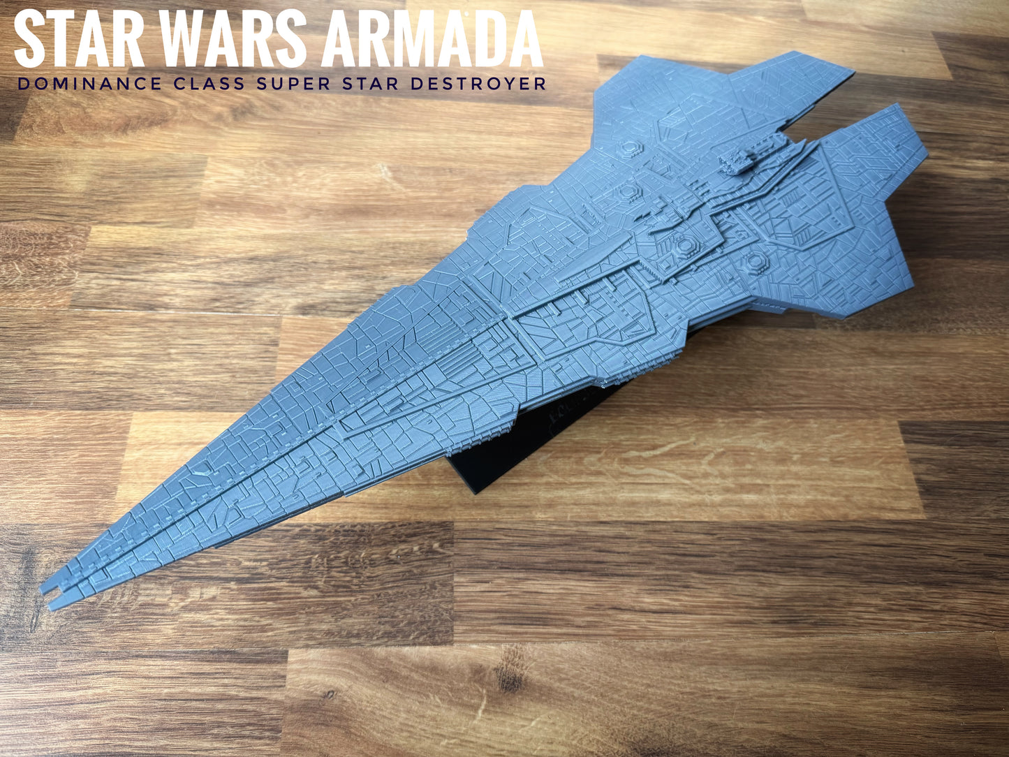 Star Wars Armada Dominance-Class Super Star Destroyer 24” 14k 3D printed