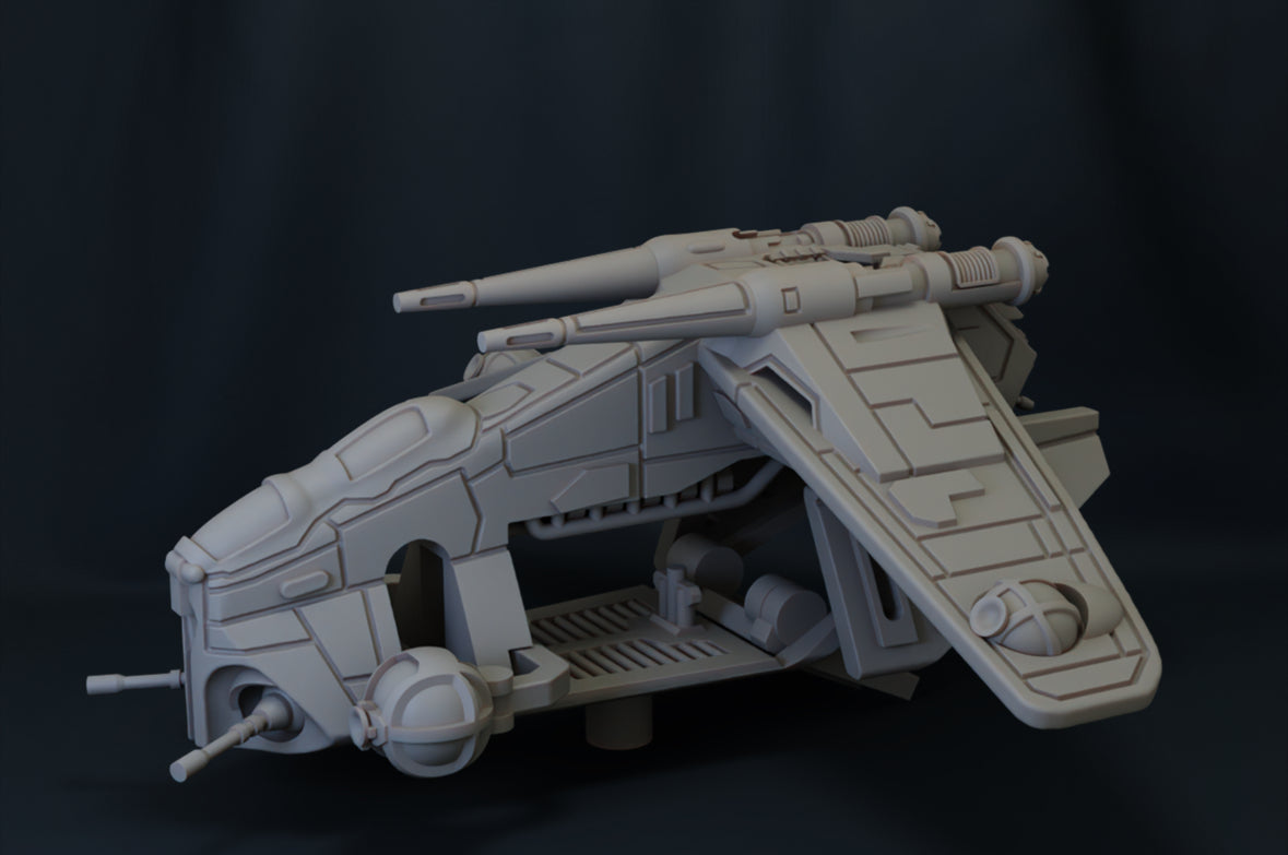 Star Wars X-Wing 1/270 Clone LAAT/i Low Altitude Assault Transport 12k HiRes 3D