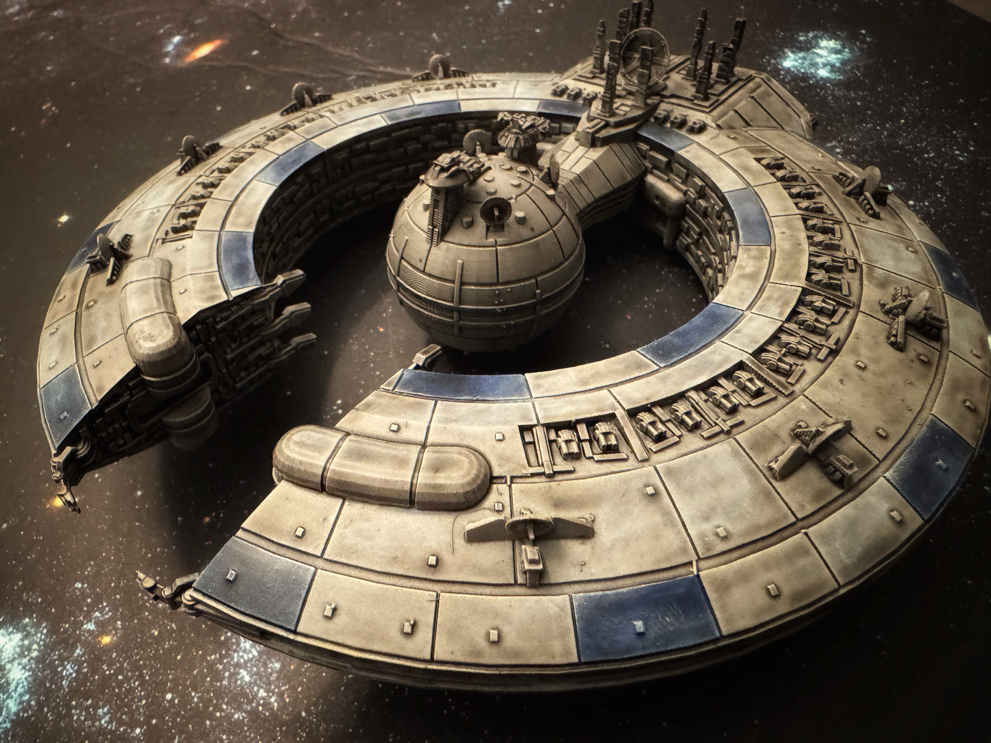 Star Wars Armada CIS Lucrehulk Battlecruiser Raw/Unpainted -or- Hand Painted Model 3D 14k Resin