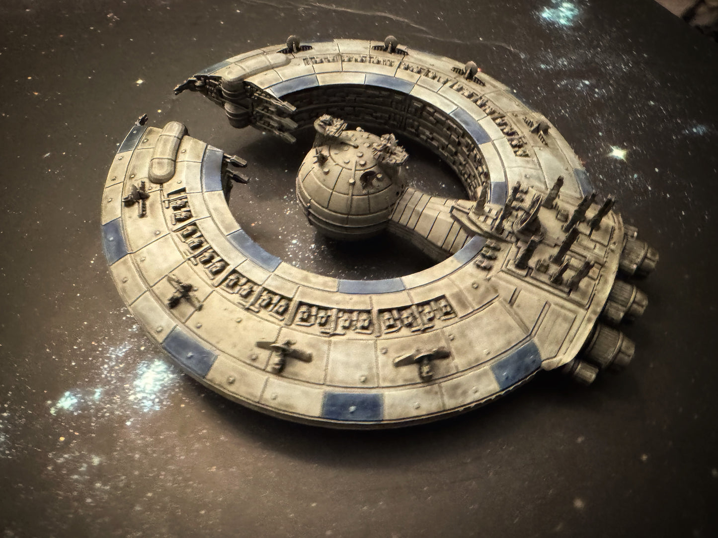 Star Wars Armada CIS Lucrehulk Battlecruiser Raw/Unpainted -or- Hand Painted Model 3D 14k Resin