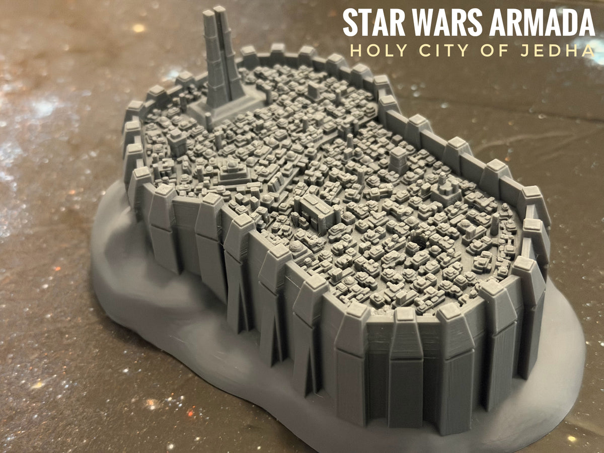 Star Wars Armada Holy City of Jedha (Rogue One) 16k 3D print