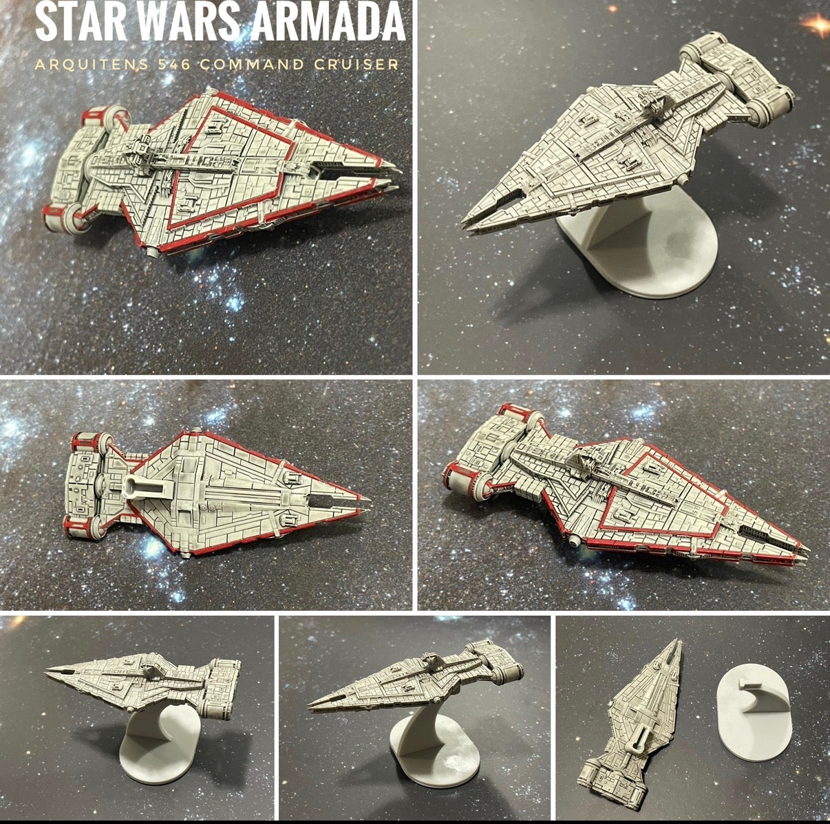 Star Wars Armada Class 546 ARQUITENS 16k 3D print