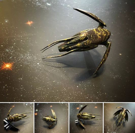 Babylon 5 Vorlon Fighter Empire 1/270 RAW unpainted 12k 3Dprint resin FanArt