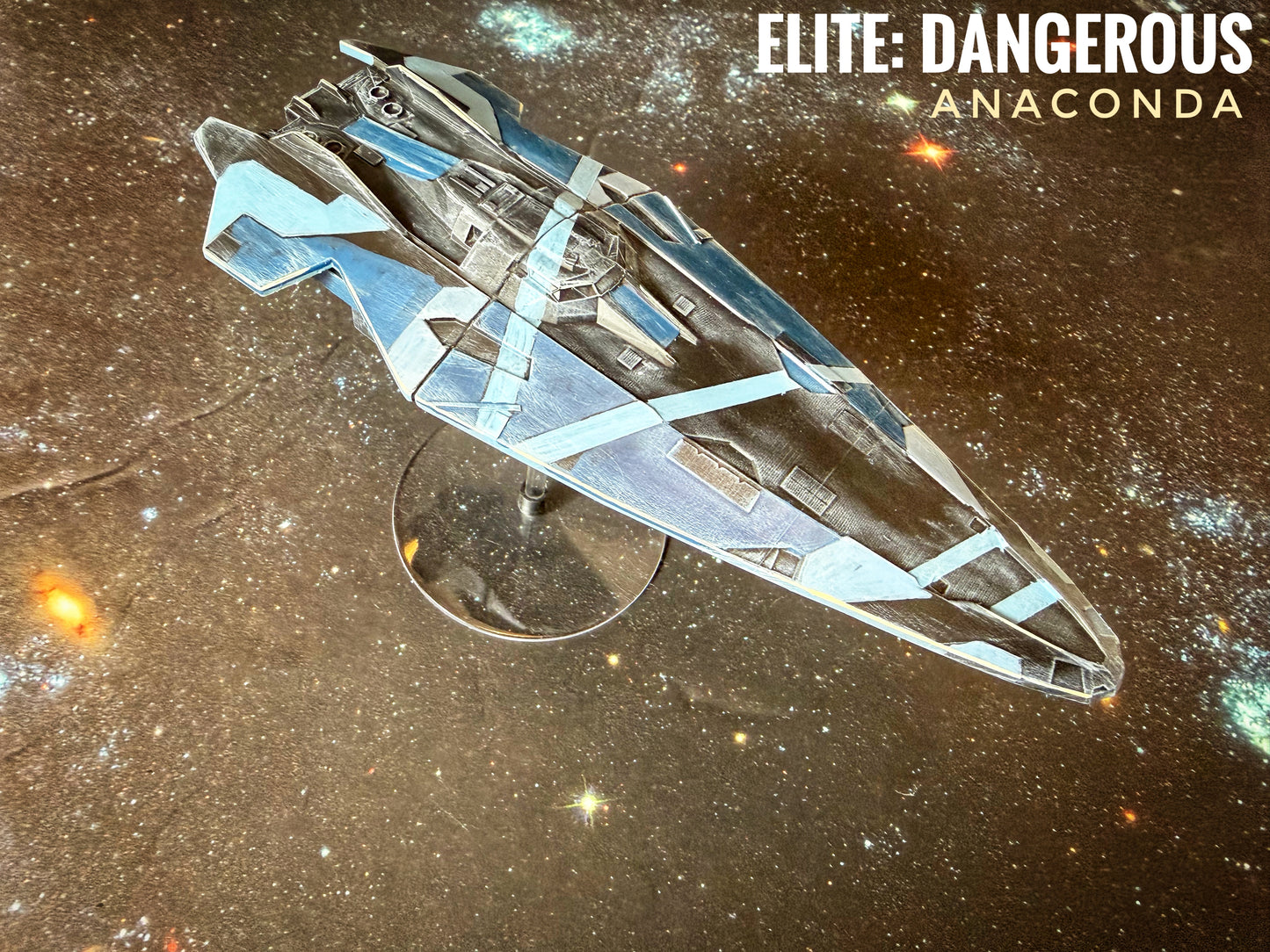 Elite: Dangerous ANACONDA (1000:1 = 152.375 mm L) HAND PAINTED 16k 3D FanArt