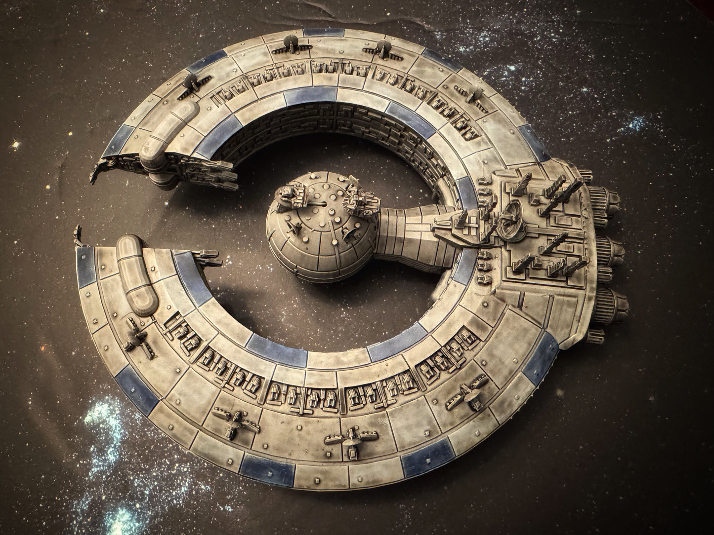 Star Wars Armada CIS Lucrehulk Battlecruiser Raw/Unpainted -or- Hand Painted Model 3D 14k Resin