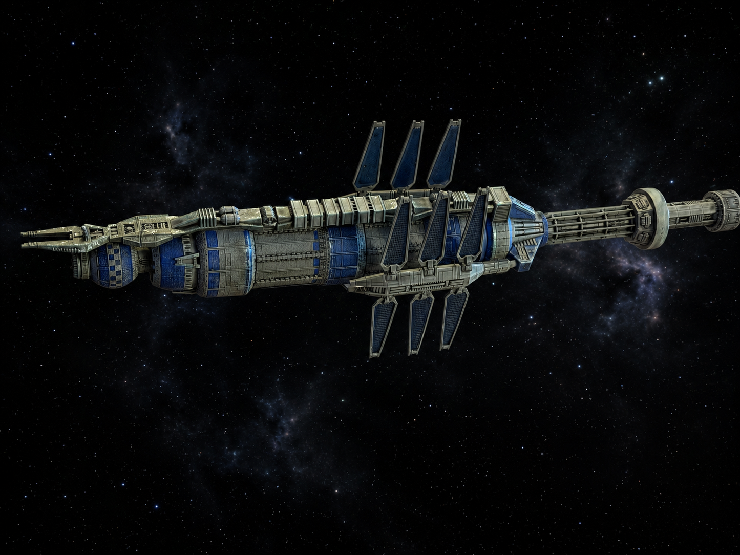Babylon 5 Earth Alliance Space Station HIGH detail 3D print FanArt
