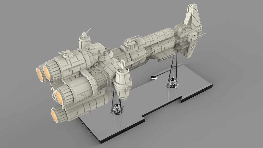 Star Wars X-wing 1/270 Hammerhead Corvette Raw or PAINTED Resin 14k 3D