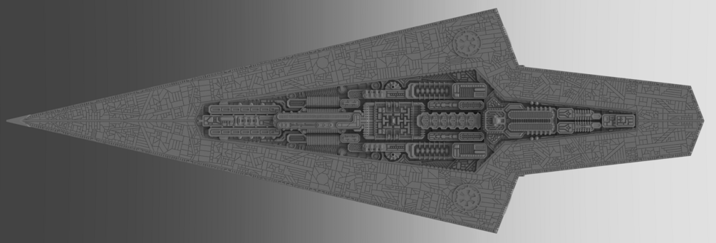 Star Wars Armada Executor Super Star Destroyer 16k Hi-res 3D Print
