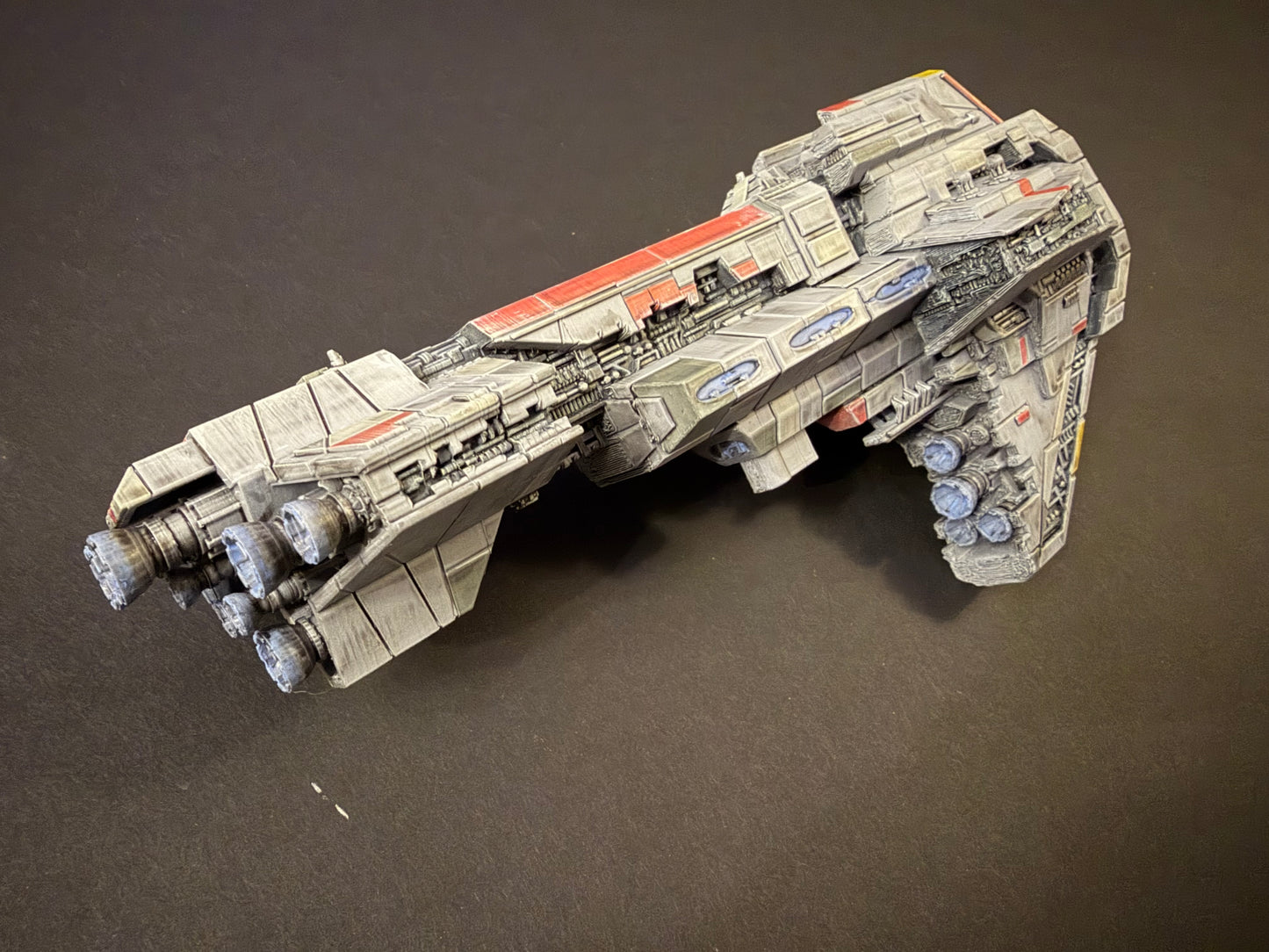 Star Wars Armada New Republic StarHawk-class Battleship Raw/Unpainted -or- Hand Painted Model 3D 14k Resin