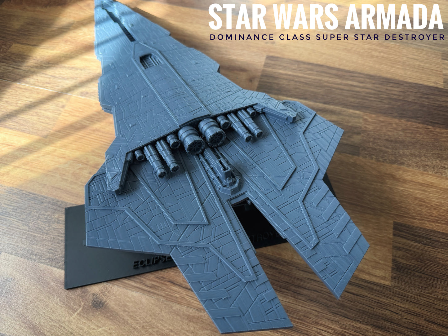 Star Wars Armada Dominance-Class Super Star Destroyer 24” 14k 3D printed