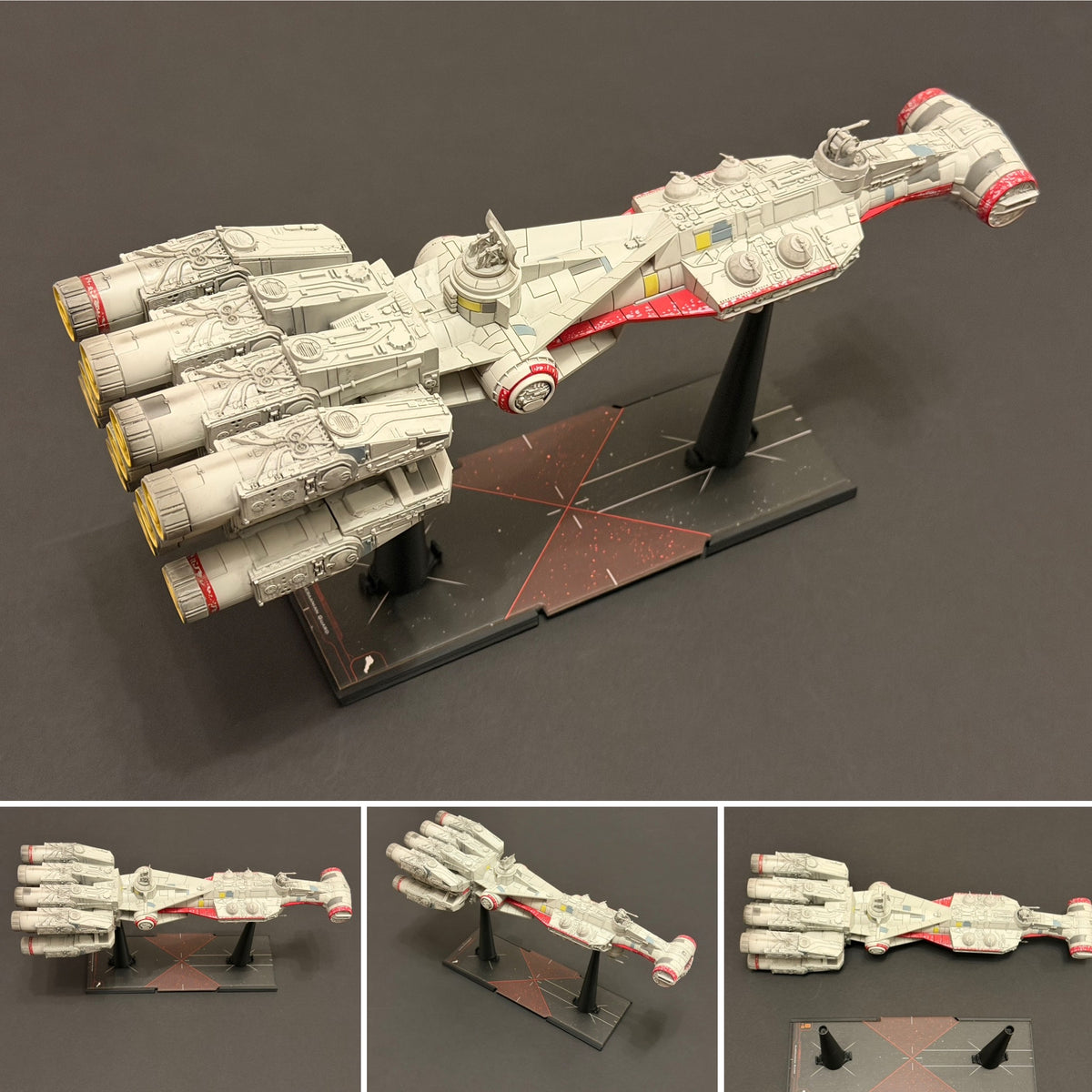 Star Wars X-Wing 1/270 HUGE EPIC ship Bases with Pegs Hi-res 3D Print