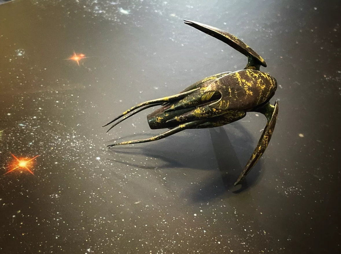 Babylon 5 Vorlon Fighter Empire 1/270 RAW unpainted 12k 3Dprint resin FanArt