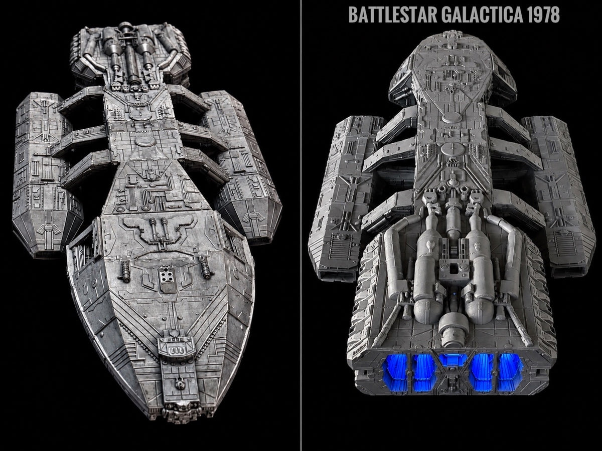 BSG Battlestar Galactica 1978 TOS Galactica 36” model • 16k Hi-res FanArt 3D Print