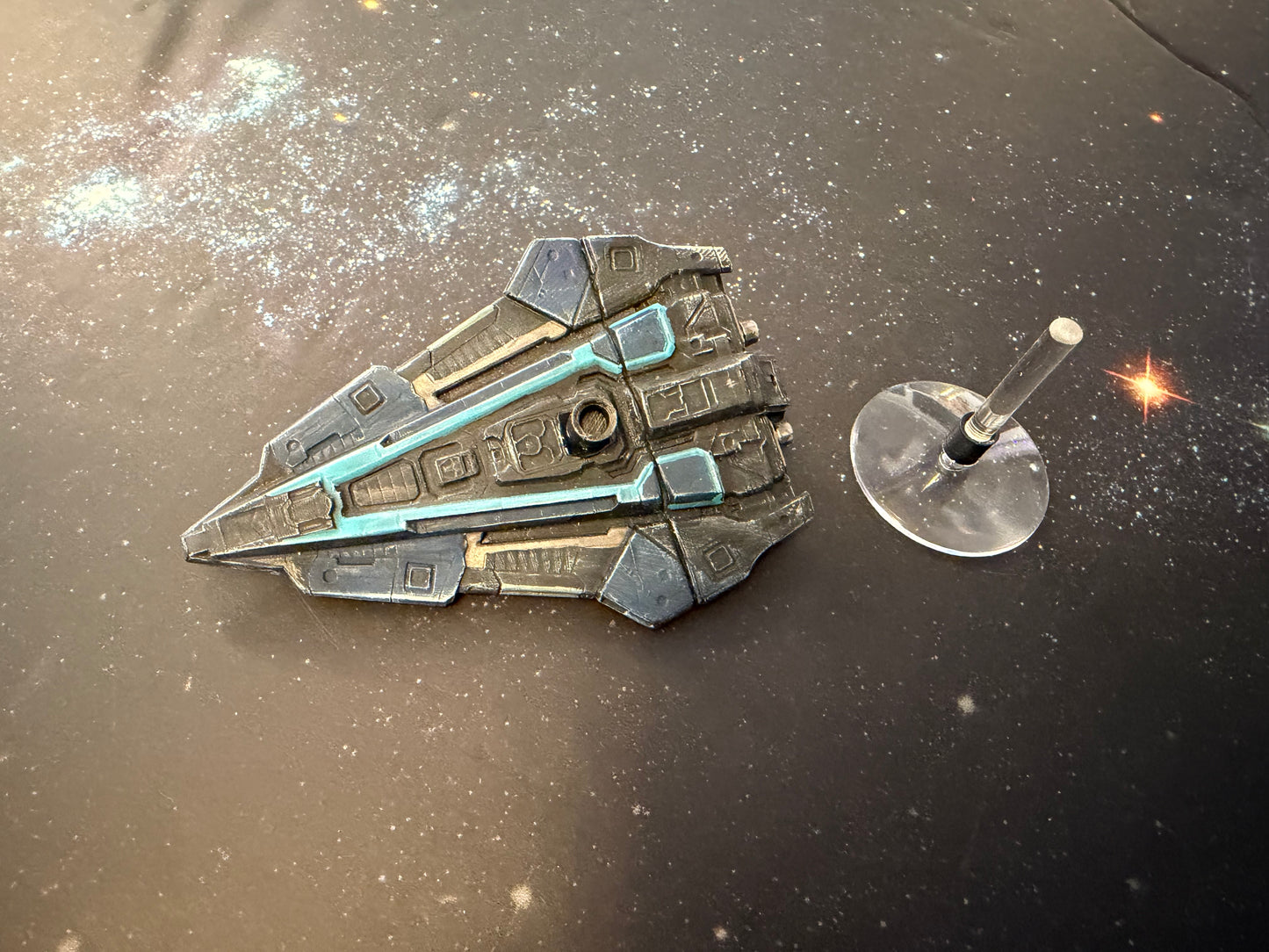 Elite: Dangerous PYTHON (1000:1 = 87.87 mm L) HAND PAINTED 16k 3D FanArt