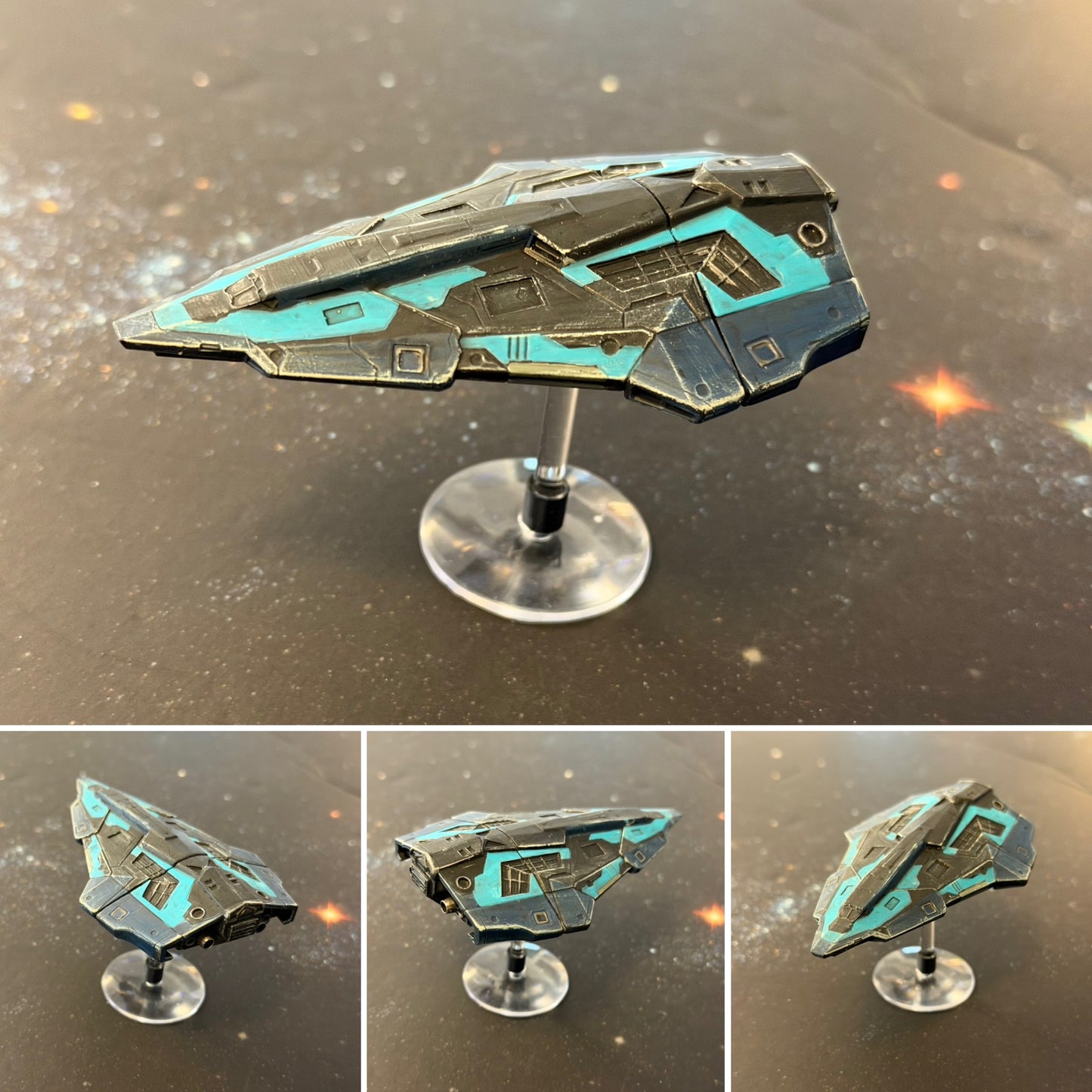 Elite: Dangerous PYTHON (1000:1 = 87.87 mm L) HAND PAINTED 16k 3D FanArt
