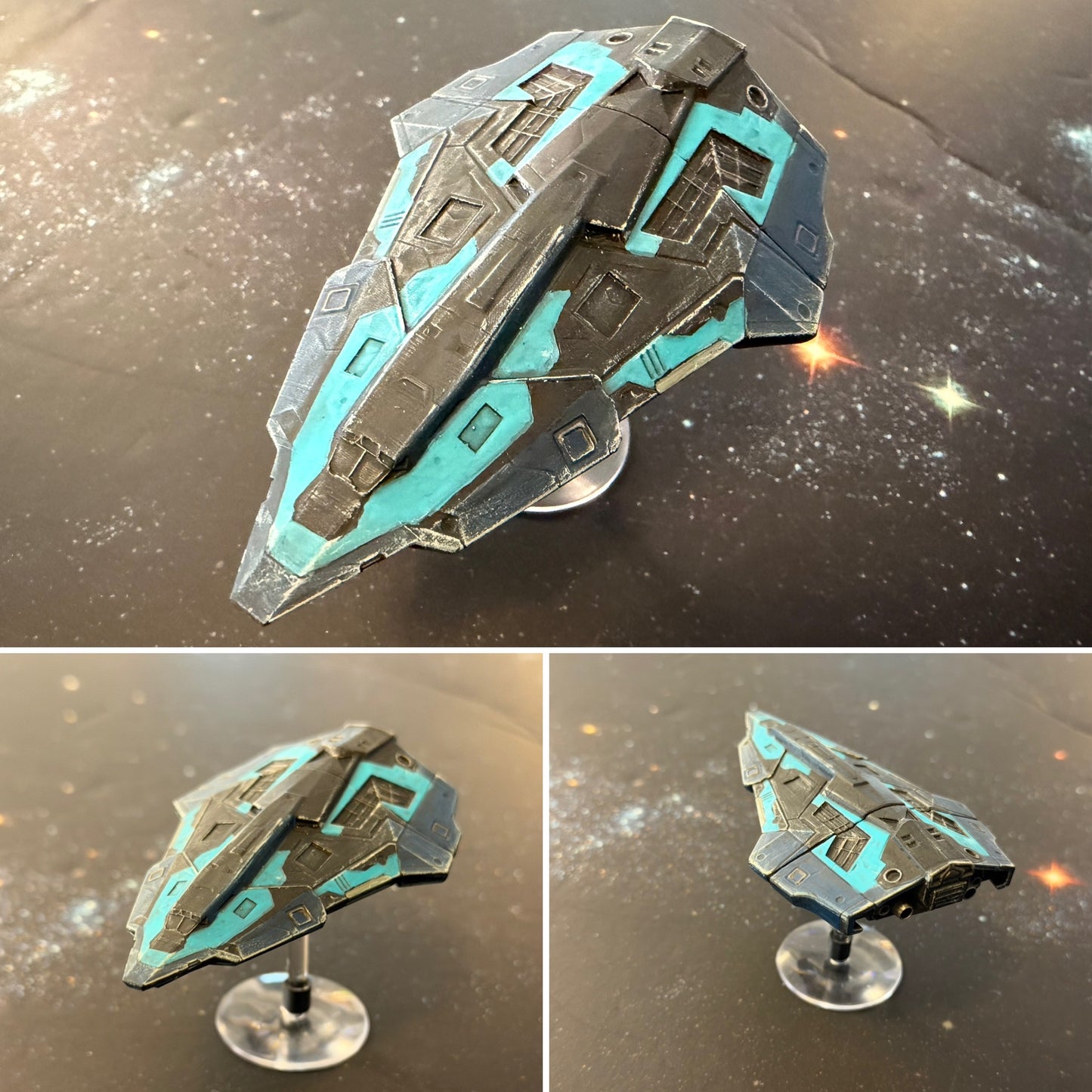 Elite: Dangerous PYTHON (1000:1 = 87.87 mm L) HAND PAINTED 16k 3D FanArt