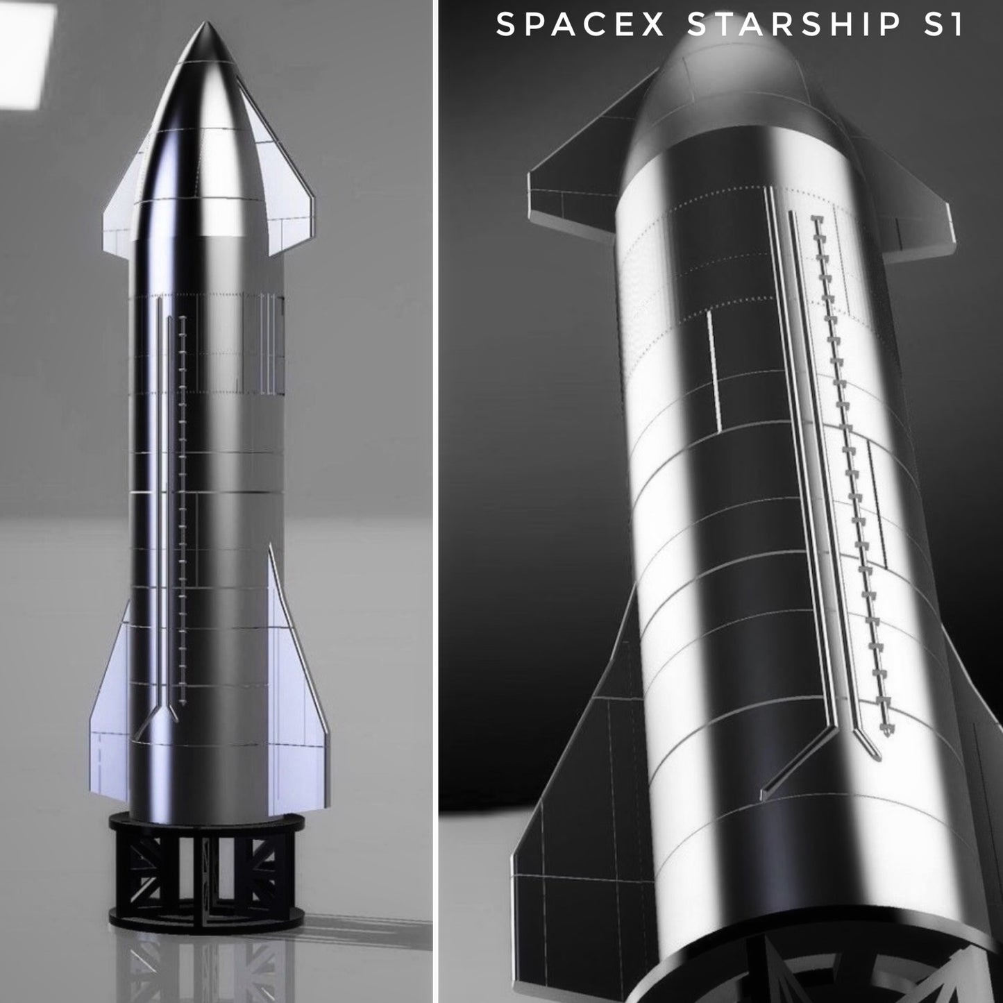 SpaceX Starship S1 Model Rocket