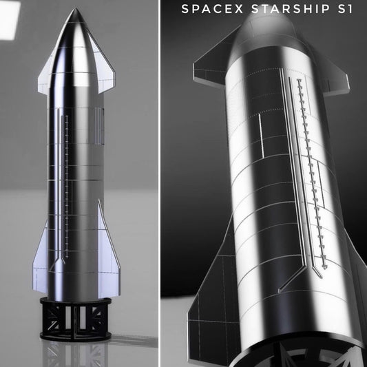 SpaceX Starship S1 Model Rocket
