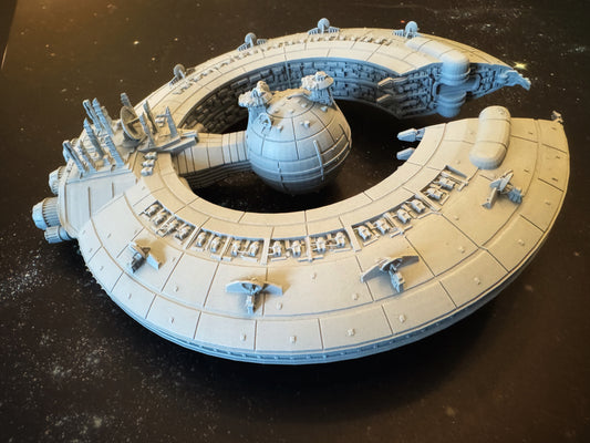 Star Wars Armada CIS Lucrehulk Battlecruiser Raw/Unpainted -or- Hand Painted Model 3D 14k Resin