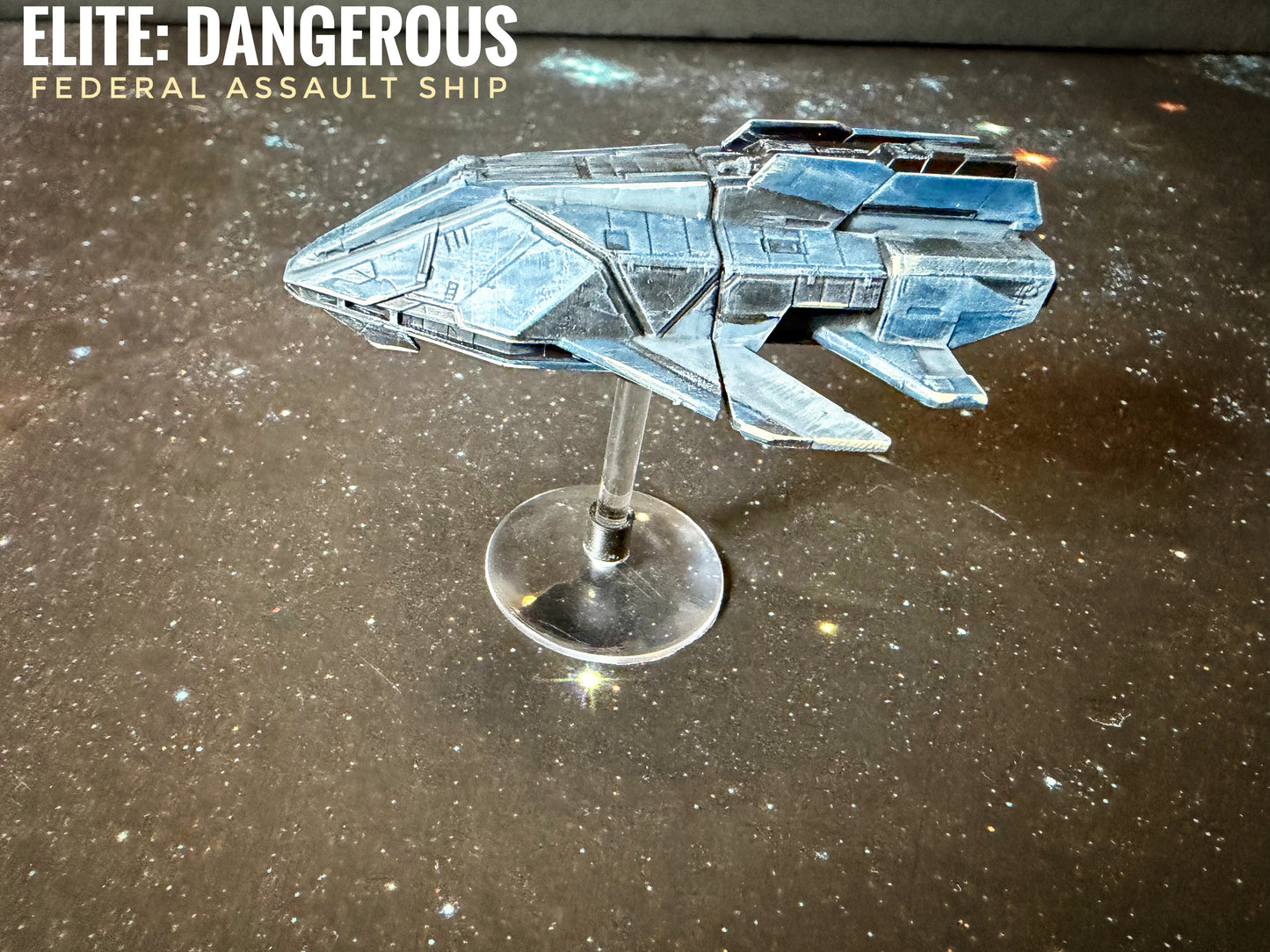 Elite: Dangerous Federal Assault Ship 1000:1 73.8mm L 14k 3D