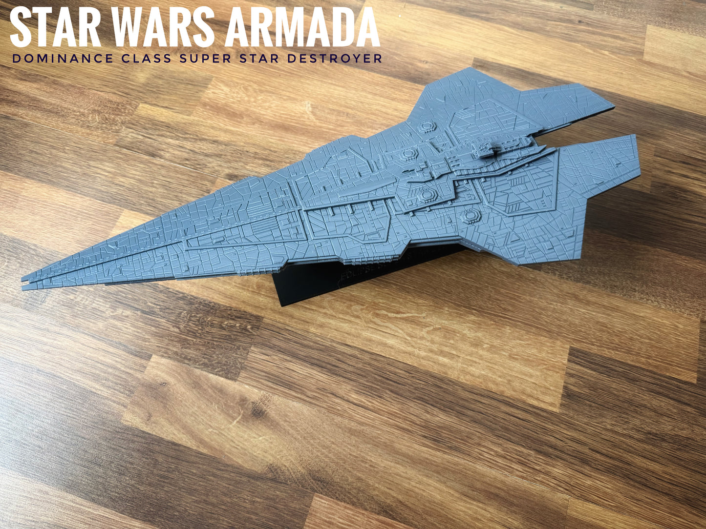 Star Wars Armada Dominance-Class Super Star Destroyer 24” 14k 3D printed