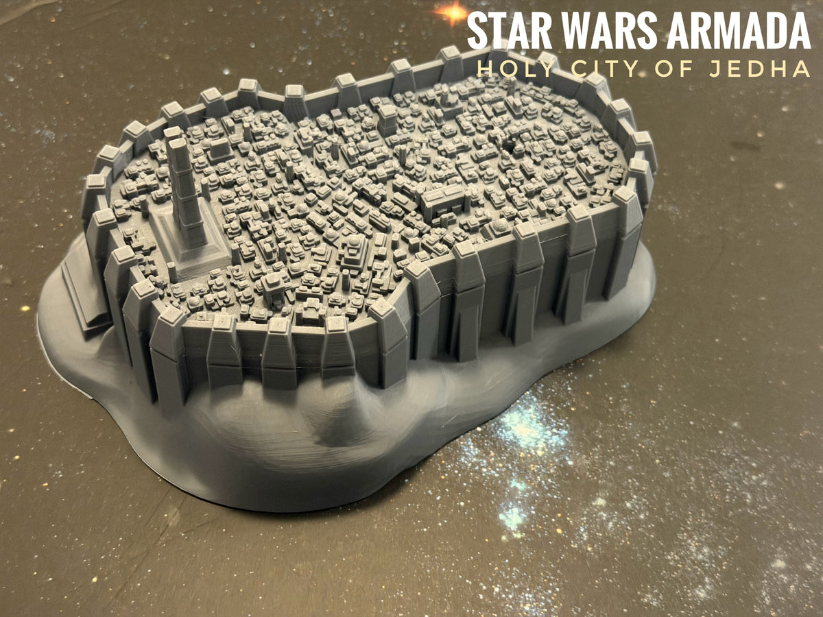 Star Wars Armada Holy City of Jedha (Rogue One) 16k 3D print