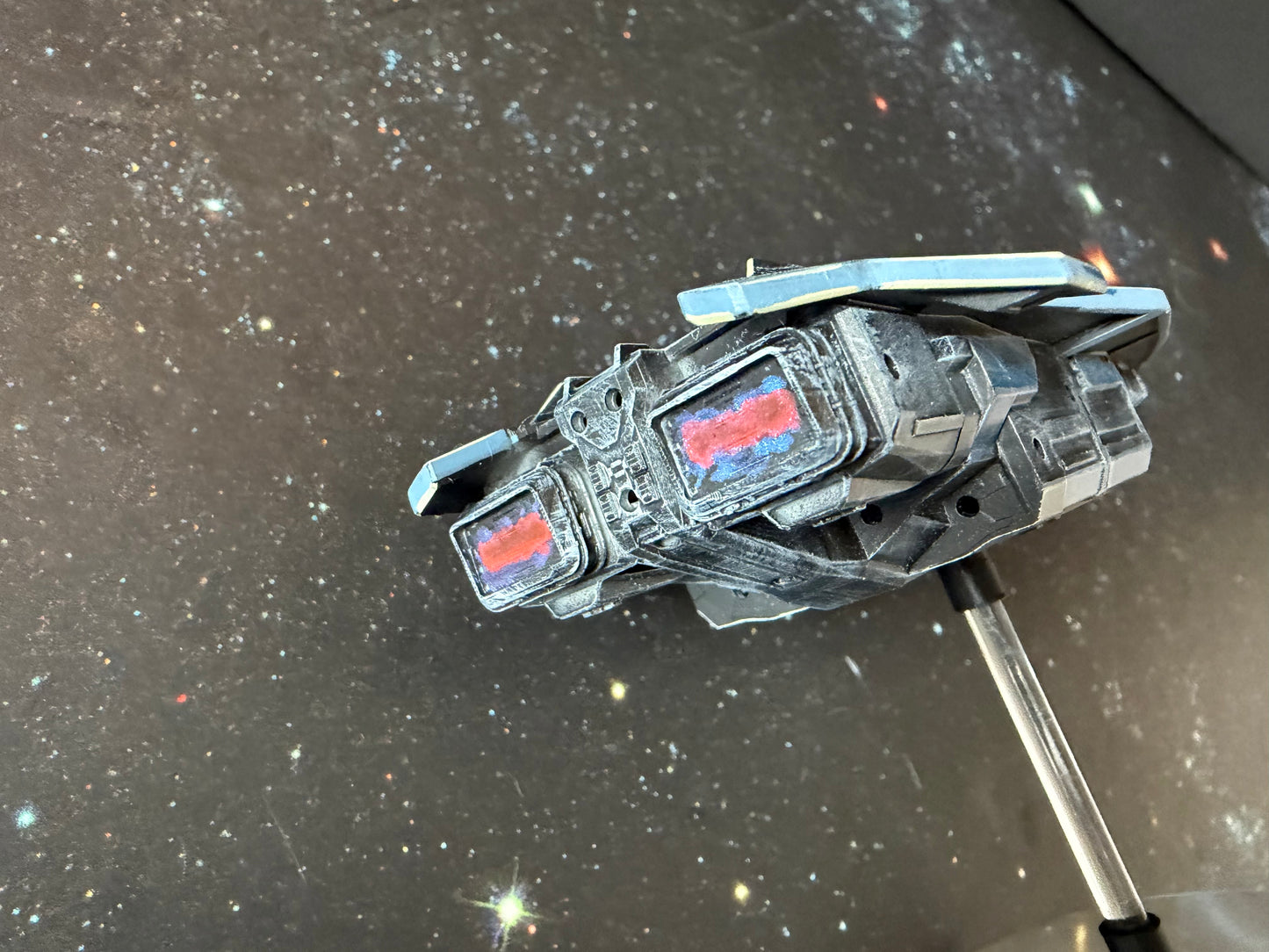Elite: Dangerous Federal Corvette (1000:1 = 167.8mm L) Hand Painted 14k 3D FanArt